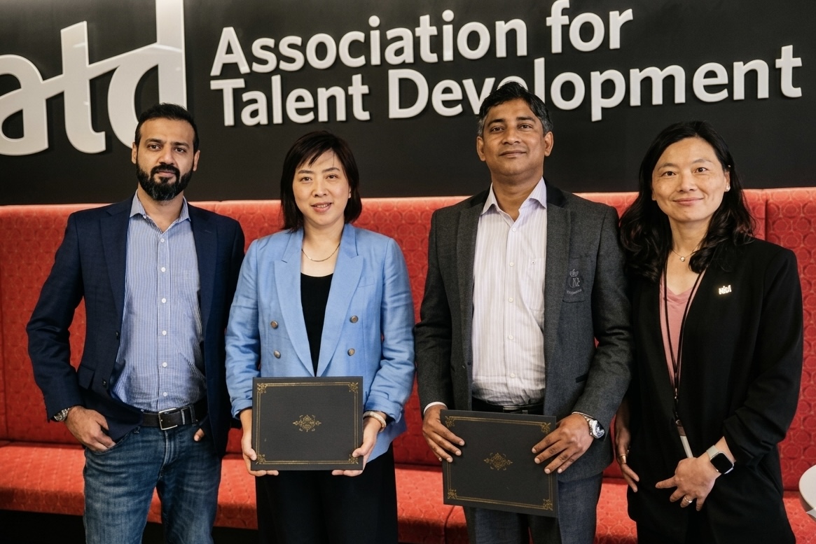 ATD and PSTD representatives signing the Global Education Partnership Agreement