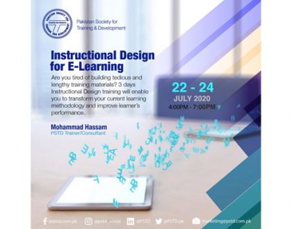 Instructional Design for E-Learning