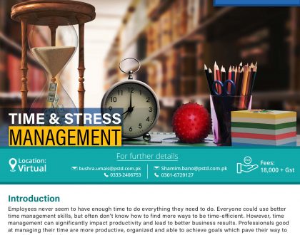Time & Stress Management